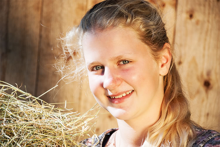 the farmers child at wassermann farm holidays