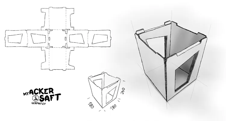 Ackersaft packaging concept