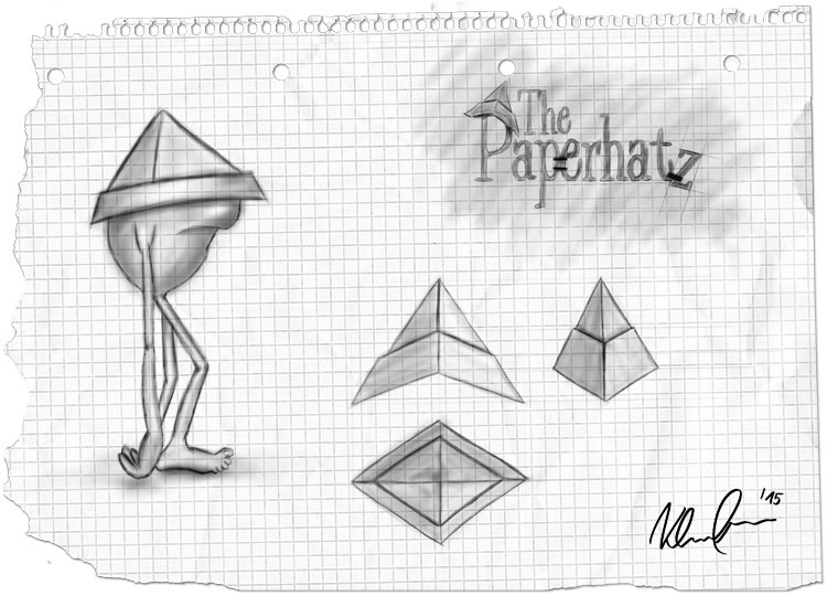 sketch of the Paperhatz objects
